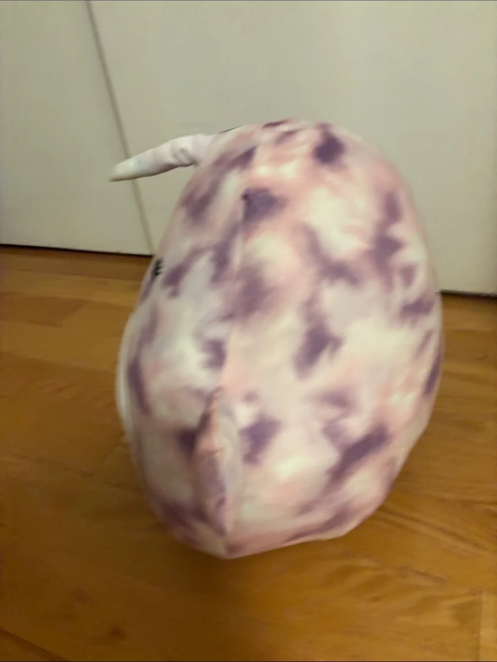 Squishmallows Tie-Dye Narwhal Plush in Pink & Purple